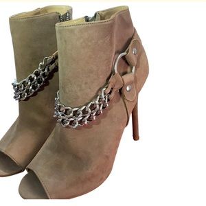 Charles Jourdan Suede Ankle Bootie